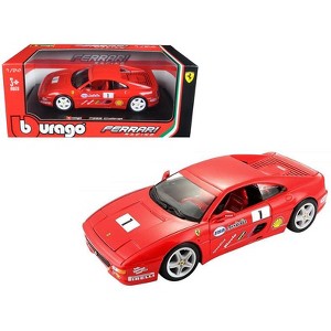Ferrari F355 Challenge Red 1/24 Diecast Model Car by Bburago - 1 of 3