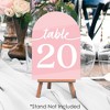 Big Dot of Happiness Pink Elegantly Simple - Wedding Receptions, Parties or Events Double-Sided 5 x 7 inches Cards - Table Numbers - 1-20 - 3 of 4