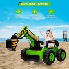 Jojoka 12V Kids Ride On Excavator Digger Truck with Remote, Electric Digging Arm, LED Lights, Music & USB. 4x75W Motors - 4 of 4