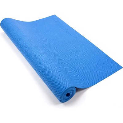 Wai Lana Yogi Mat by (Color: Deep Ocean) - 1/8 inch Thick, Non-slip, Stylish, Latex-Free, Lightweight, Optimum Comfort