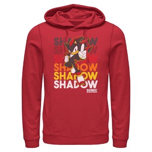 Mens Sonic the Hedgehog Shadow Stack Lightweight Hoodie - 1 of 4