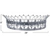 Storied Home Decorative Metal Curtain or Canopy Crown - 2 of 4