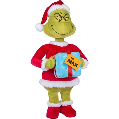 Grinch Holiday Greeter Grinch W/present Opp Dr.seuss, Multi : Target