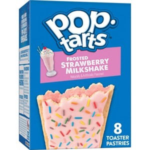 Pop-Tarts Frosted Strawberry Milkshake Pastries - 8ct/ 13.5oz - 1 of 4