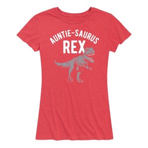 Women's - Instant Message - Auntie-Saurus Short Sleeve Graphic T-Shirt - 1 of 4