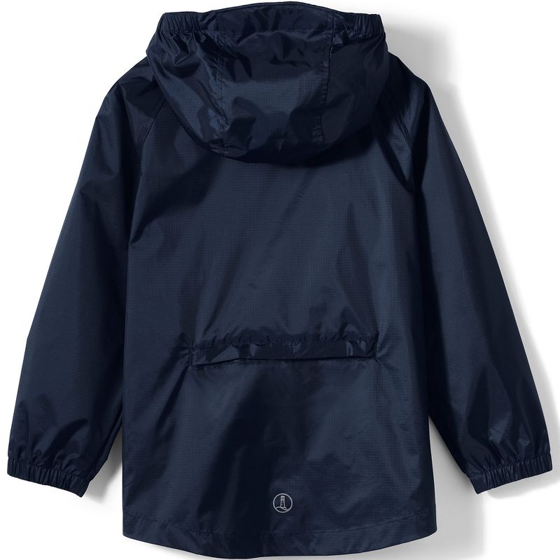 Lands' End School Uniform Big Kids Packable Rain Jacket, 2 of 7