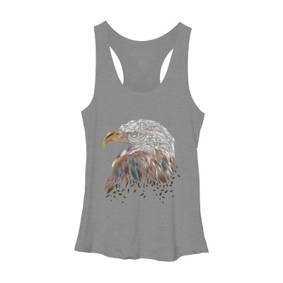 Women's Design By Humans WILD EAGLE By Dandingeroz Racerback Tank Top
