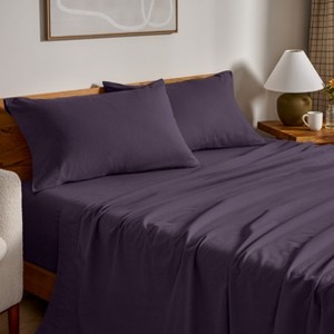 100% Cotton Flannel Sheet Set by Bare Home - 1 of 4