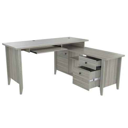 Target l cheap shaped desk