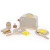 Label Label: Wooden Toaster Play Set - Tan, 10pc, Dragonfly Design, Ages 3+ - 2 of 4