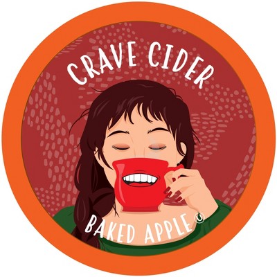 Crave Beverages Baked Apple Hot Cider Pods,Compatible Keurig 2.0 Brewers,40 Ct