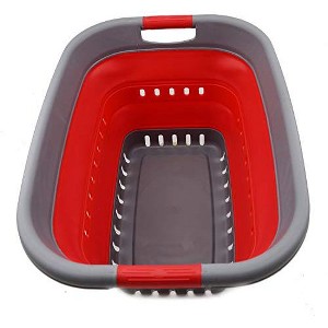 SAMMART 37L (9.77 gallon) Collapsible Plastic Laundry Basket - 1 of 4