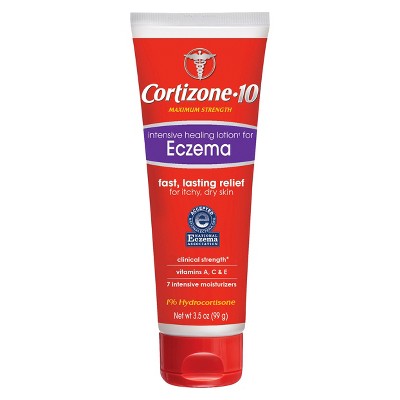 Cortizone 10 Intensive Healing Lotion for Eczema Itchy and Dry Skin - 3.5oz