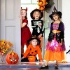 Witch Costume Halloween for Girls Toddler,Light Up Witch Costume Sparkle Witch Dress for Kids Fairy Tale Dress-Up Party - 4 of 4