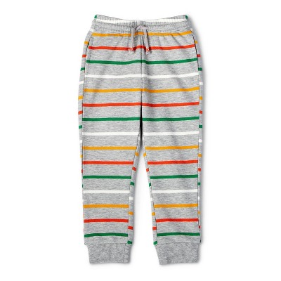 Toddler Striped Jogger Pants - Christian Robinson x Target Gray 12M