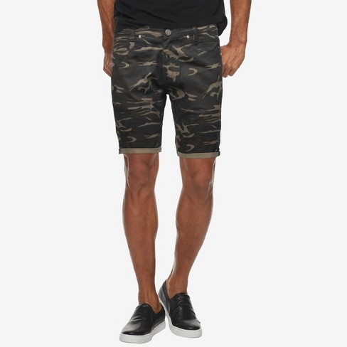 X Ray Men's Classic Fit 12.5 Inseam Knee Length Cargo Shorts In