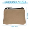 Unique Bargains Canvas Portable Home Change Coin Purse Pouch Bags with Zipper - 2 of 4