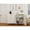 Buffet Cabinet with Storage, Sideboard Cabinet with Fluted Doors, Storage Cabinet for Living Room, Entryway - 2 of 4