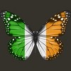 Junior's Design By Humans Butterfly Flag Of Ireland By GiftsIdeas T-Shirt - 2 of 2