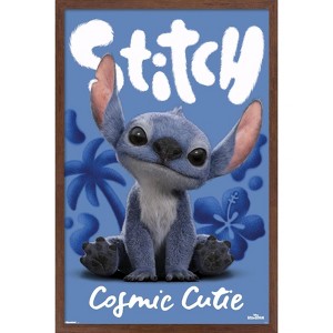Trends International Disney Lilo & Stitch (2025) - Cosmic Cutie Framed Wall Poster Prints - 1 of 4
