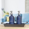 Cornucopia Brands Stainless Steel Replacement Lotion Pump Parts 6pk; Silver Soap Dispenser Tops, 8oz / 16oz Boston Round 28/400 Neck - 4 of 4