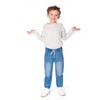 Deux par Deux Boy Organic Cotton Jersey Pocket T-Shirt Heather Beige Gray - 2 of 4