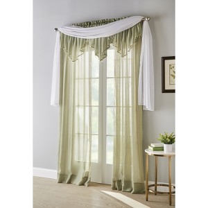 BrylaneHome BH Studio Crushed Voile Rod-Pocket Panel - 1 of 3