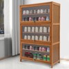 YIYIBYUS 7 Tiers Shoe Storage Cabinet, Free Standing Shoes Shelf Organizer with Doors - 3 of 4