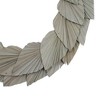 Vickerman 24" Natural Botanicals Palm Spear Wreath - 2 of 4
