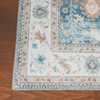 WhizMax Vintage Area Rug Floral Distressed Carpet Machine Washable Area Rug - 3 of 4