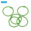 Unique Bargains Metal Anti-Rust Round Binder Rings for Key Chain Scrapbooks 10 Pcs - 3 of 4