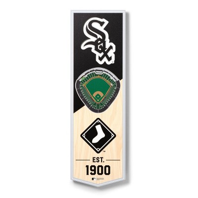  MLB Chicago White Sox 6"x19" Stadium 3D View Banner 