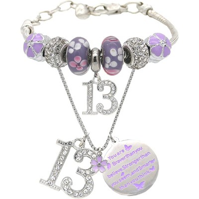 Verymerrymakering 13th Birthday Bracelet, Necklace & Jewelry For Girls ...