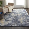 Nourison Urban Decor URD05 Blue/Cream/Yellow Indoor Area Rug - 4' x 6' - 2 of 4