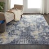 Nourison Urban Decor URD05 Blue/Cream/Yellow Indoor Area Rug - 4' x 6' - image 2 of 4