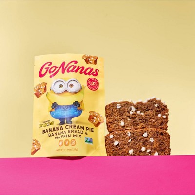 GoNanas Minions Banana Cream Pie Banana Bread and Muffin Mix - 11.9oz