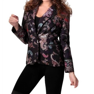 Women's Paisley Blazer - ANGEL