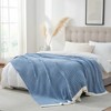 Snuggle Sac Reversible Knit Throw Blanket Soft Ribbed Textured Blanket for All Seasons - 4 of 4