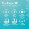 Intex Challenger Inflatable Kayak Set and Accessory Kit with Oars & Pump - 3 of 4