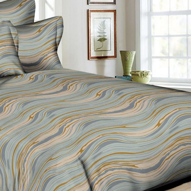 Better Bed Collection 300TC Desert Waves Duvet Set, 3 of 4
