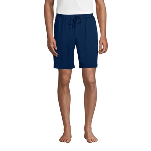 Lands' End Men's Comfort Knit Pajama Shorts - Small - Deep Sea Navy ...
