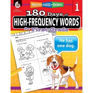 180 Days(tm) High-Frequency Words for First Grade - (180 Days of Practice) by  Jodene Smith (Paperback) - 1 of 1