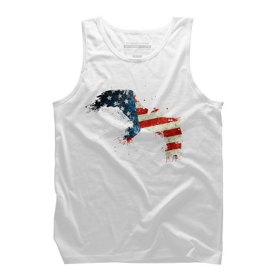 Men's Design By Humans M'erica Eagle 2 By designpro44 Tank Top
