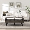 Okak Modern Hairpin-Leg Coffee Table with Storage Minimalist Design, Ready-to-Assemble - 3 of 4
