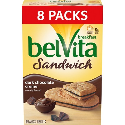 belVita Sandwich Dark Choco Crème - 8ct