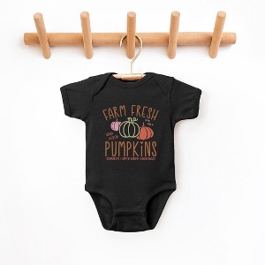 The Juniper Shop Colorful Farm Fresh Pumpkins Baby Bodysuit - 1 of 2