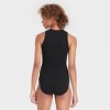 Women's Ribbed Tank Bodysuit - A New Day™ Black Xs : Target