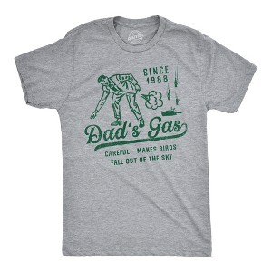 Mens Dads Gas T Shirt Funny Father Farts Smelly Stinky Joke Tee For Guys - Crazy Dog Men's T Shirt - 1 of 4