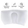 Hastings Home Microbead Contour Pillow- White - image 3 of 4