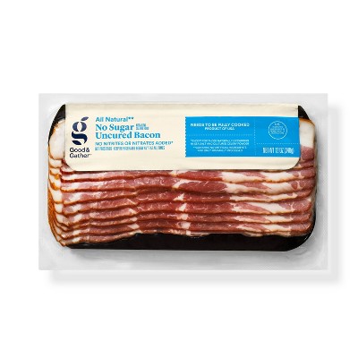 Uncured No Sugar Bacon - 12oz - Good & Gather™